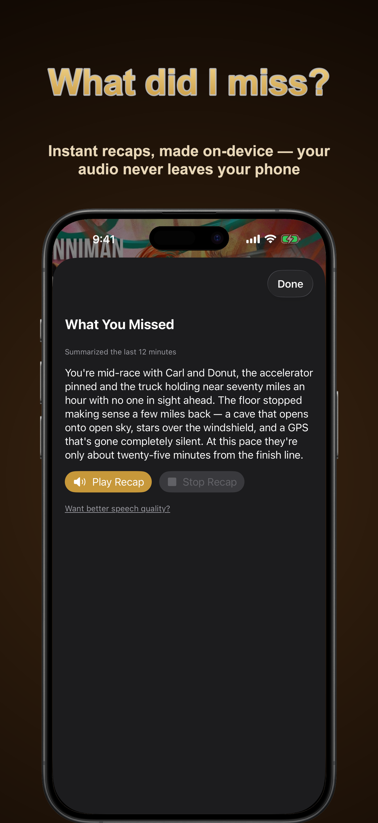 What Did I Miss? AI catch-up summary